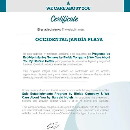 Occidental Jandía Royal Level - Adults Only Hotel 4*